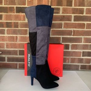 Rialto Women's Farewell Knee High Boot - Buckle Accents, Scrunch Upper, Full Zipper, Comfortable - View #12
